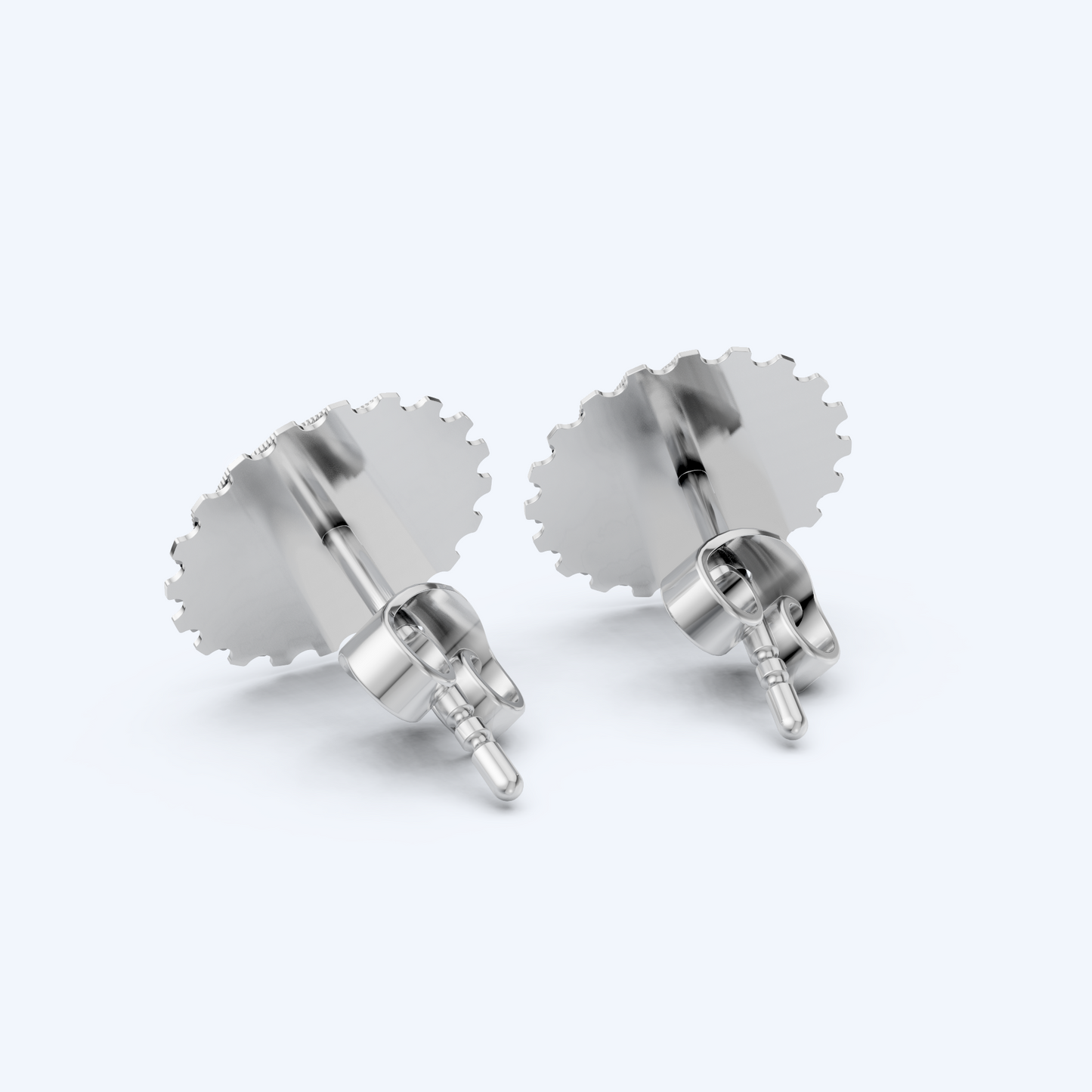 Cassette Studs 925 Silver
