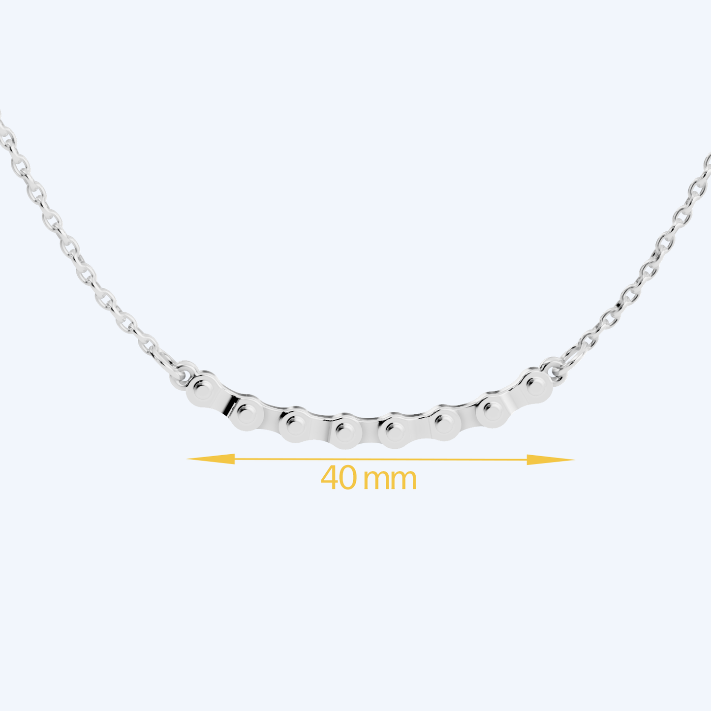 Chain Link Necklace 925 Silver