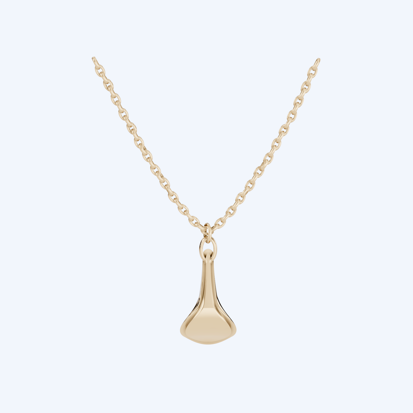 Saddle Pendant 375 Yellow Gold