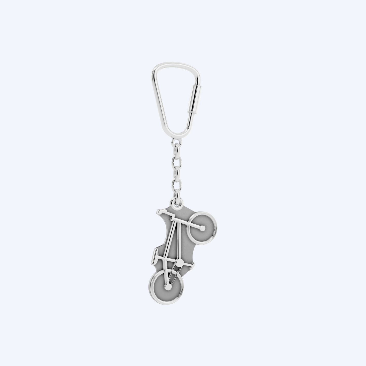 BMX Keyring 925 Silver