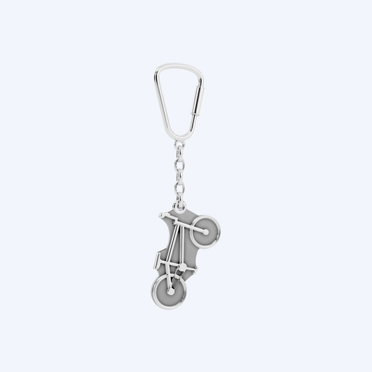 BMX Keyring 925 Silver
