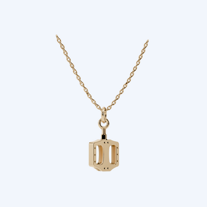BMX Pedal Pendant 375 Yellow Gold