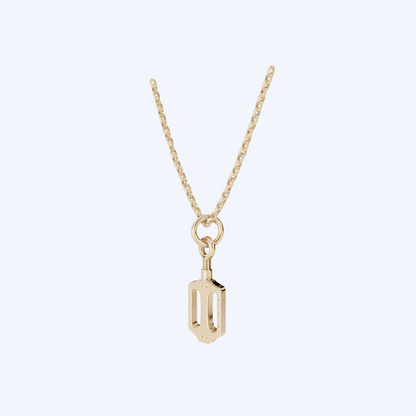 BMX Pedal Pendant 375 Yellow Gold