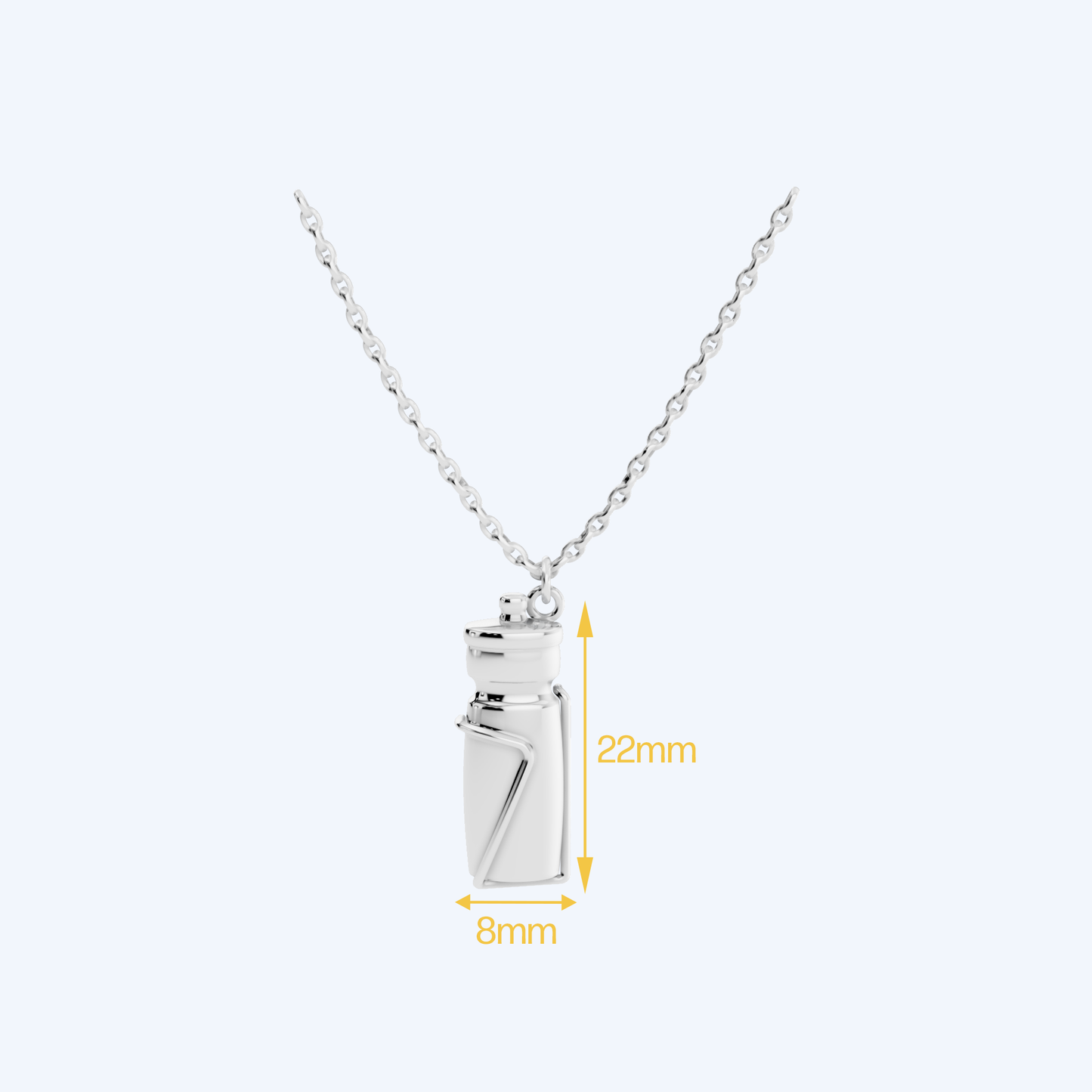 Bottle Pendant 925 Silver