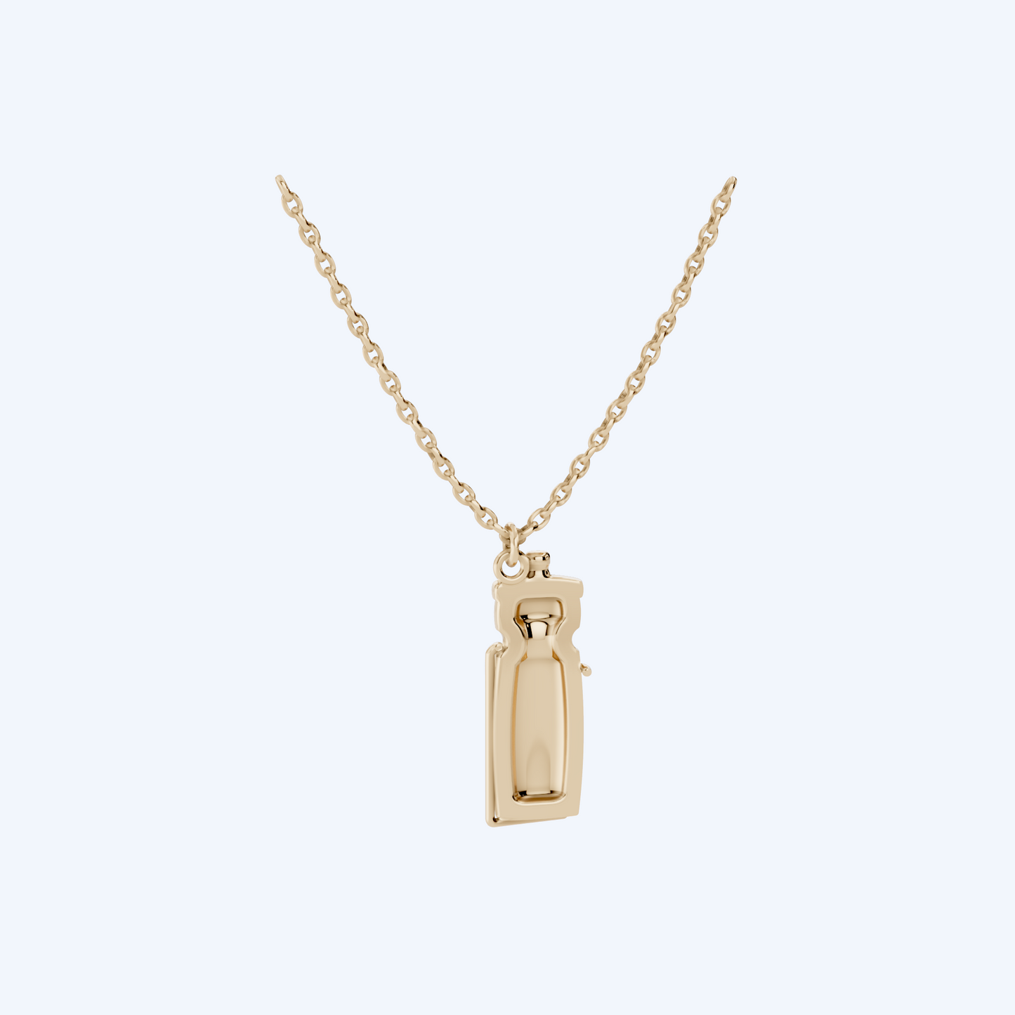 Bottle Pendant 375 Yellow Metal