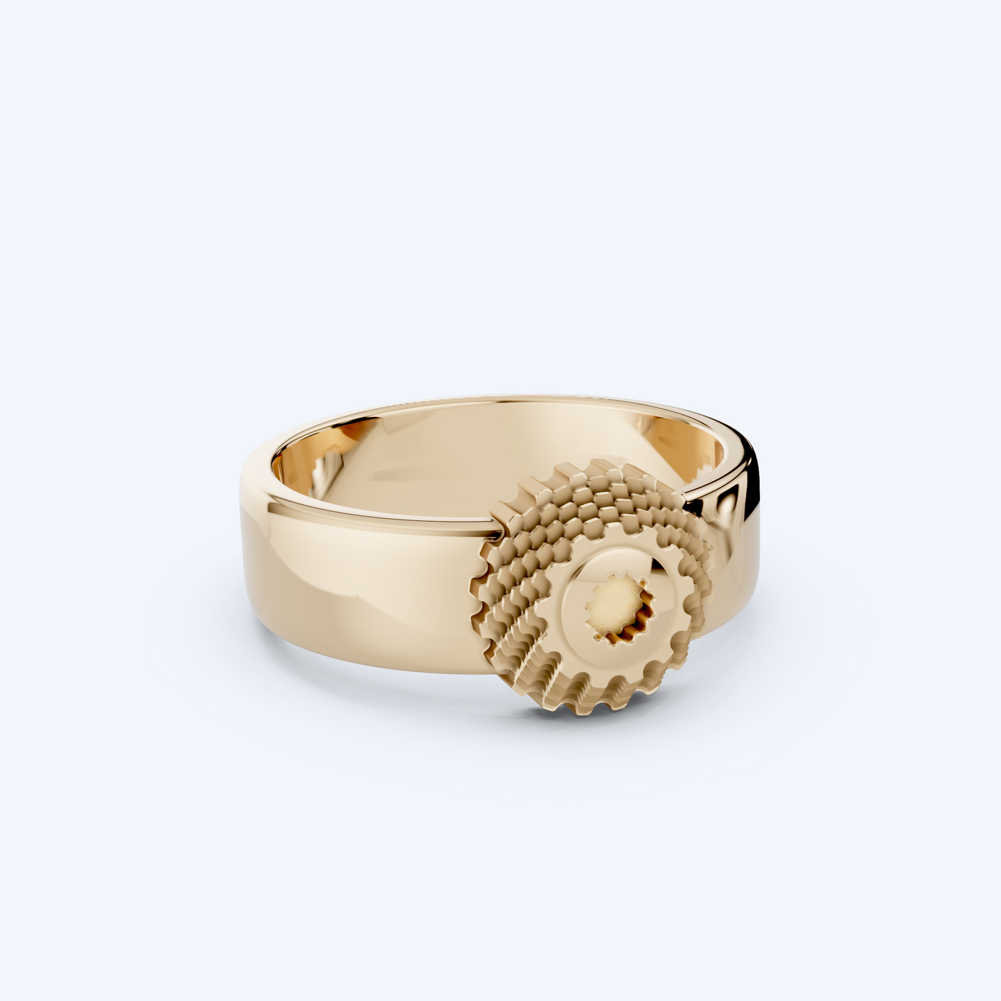 Cassette Band 375 Yellow Gold