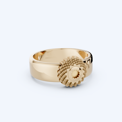 Cassette Band 375 Yellow Gold