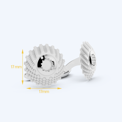 Casette Cufflink 925 Silver