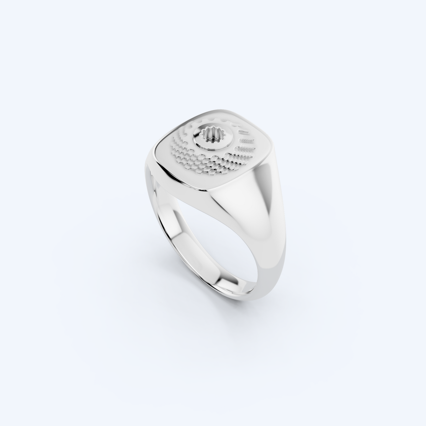 Casette Signet Ring 925 Silver