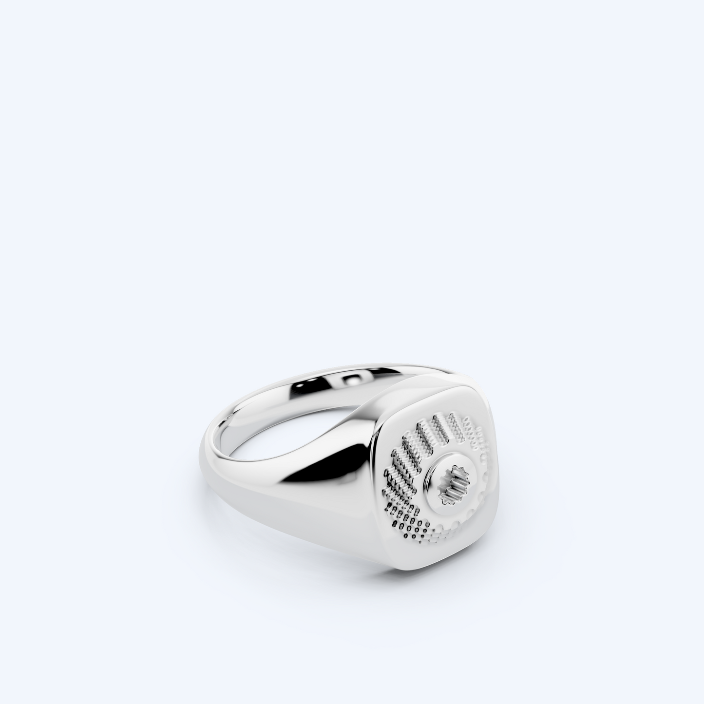 Casette Signet Ring 925 Silver