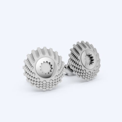 Cassette Studs 925 Silver