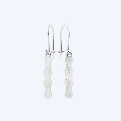 Chain Link Ear Drops 925 Silver