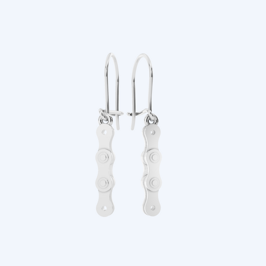 Chain Link Ear Drops 925 Silver