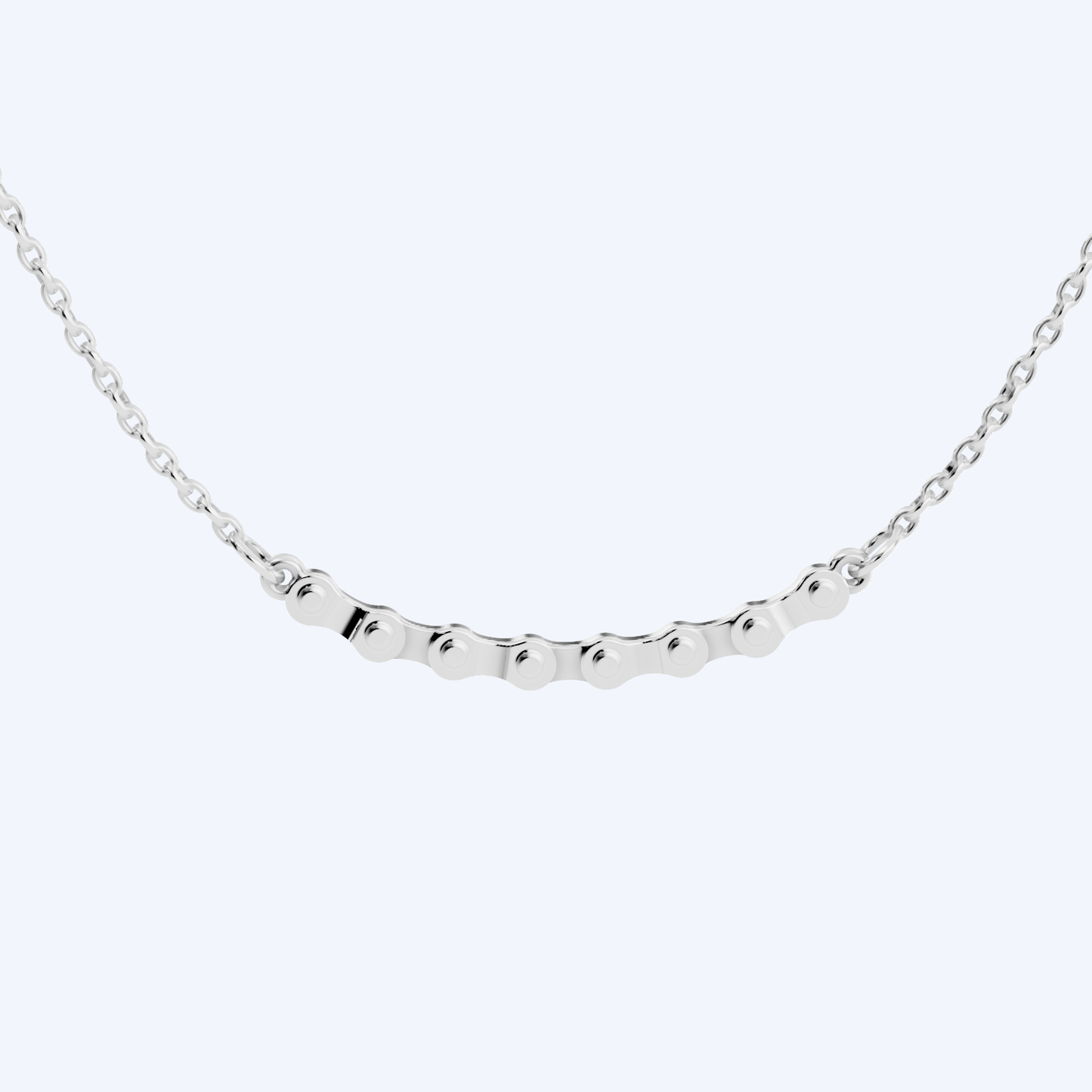 Chain Link Necklace 925 Silver