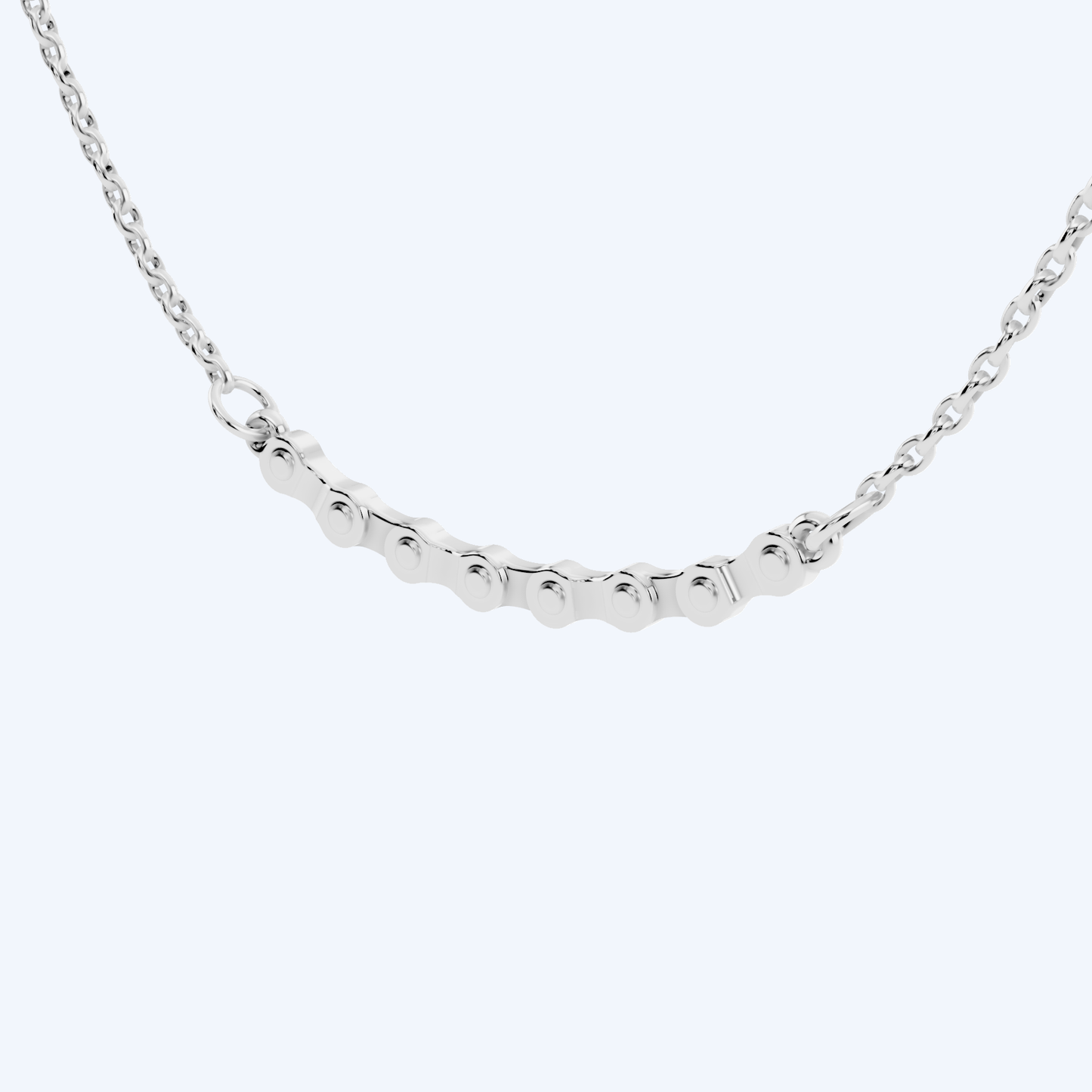 Chain Link Necklace 925 Silver