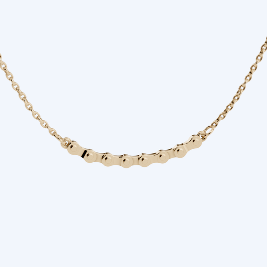 Chain Link Necklace 375 Yellow Gold