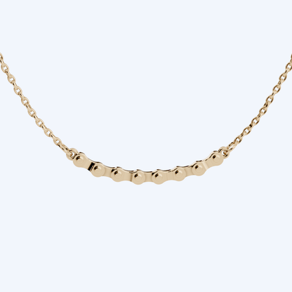 Chain Link Necklace 375 Yellow Gold