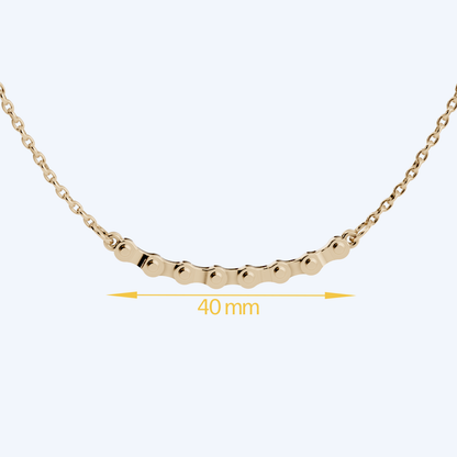 Chain Link Necklace 375 Yellow Gold
