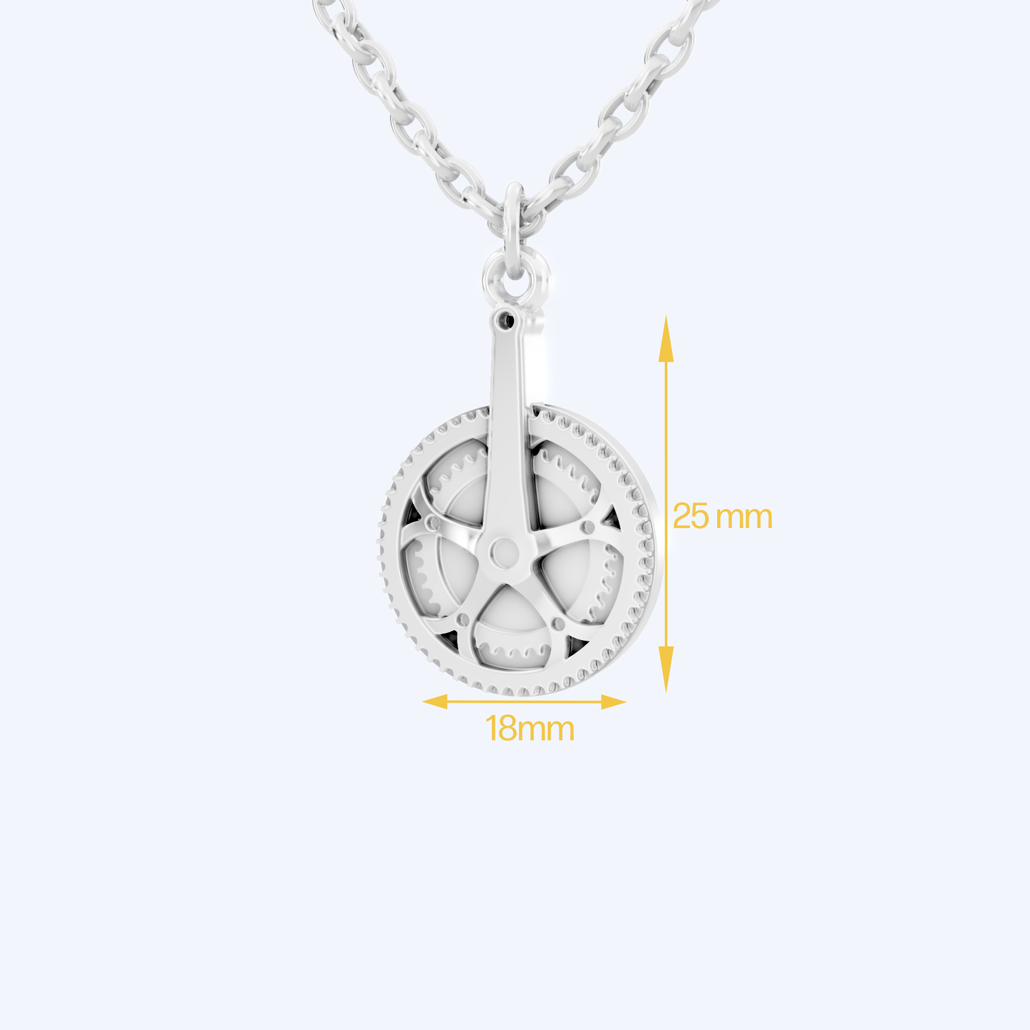 Chain Set Pendant Necklace 925 Silver