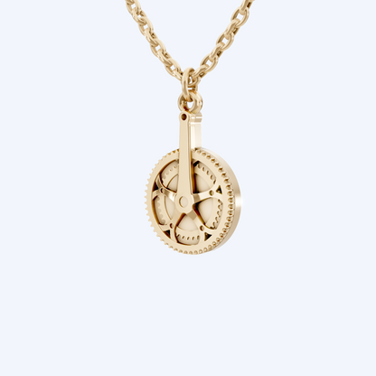 Chain Set Pendant Necklace 375 Yellow Gold
