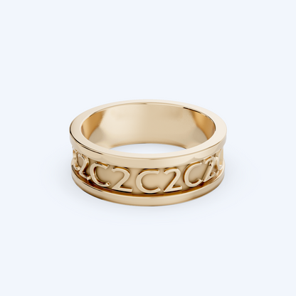 Coast to Coast Ring 375 Yellow Gold