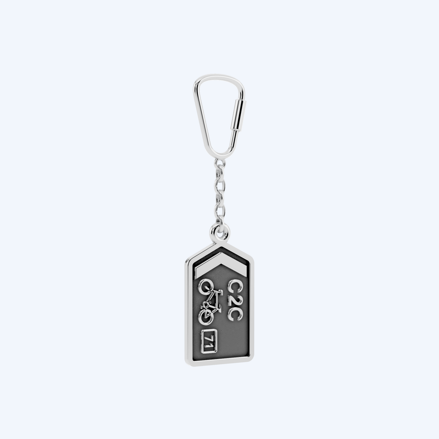 Coast to Coast Keyring 925 Silver