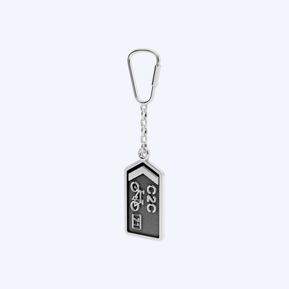 Coast to Coast Keyring 925 Silver
