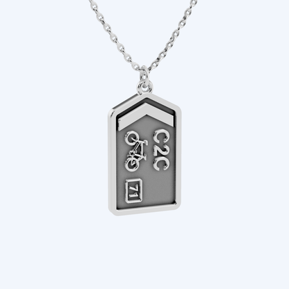 Coast to Coast Dog Tag 925 Silver