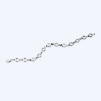 Cog Bracelet 925 Silver