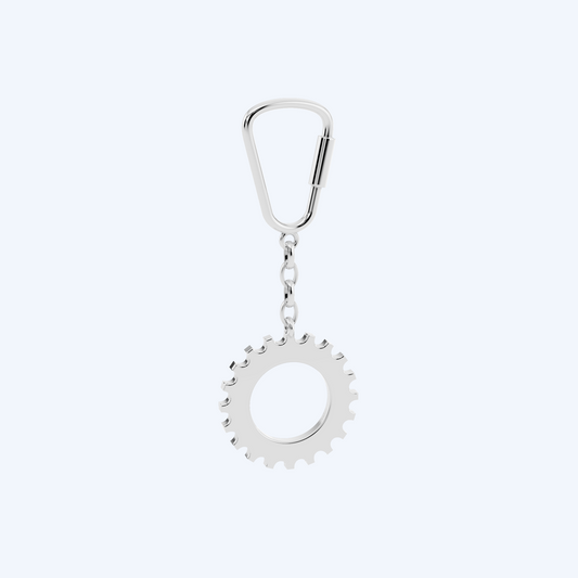 Cog Keyring 925 Silver