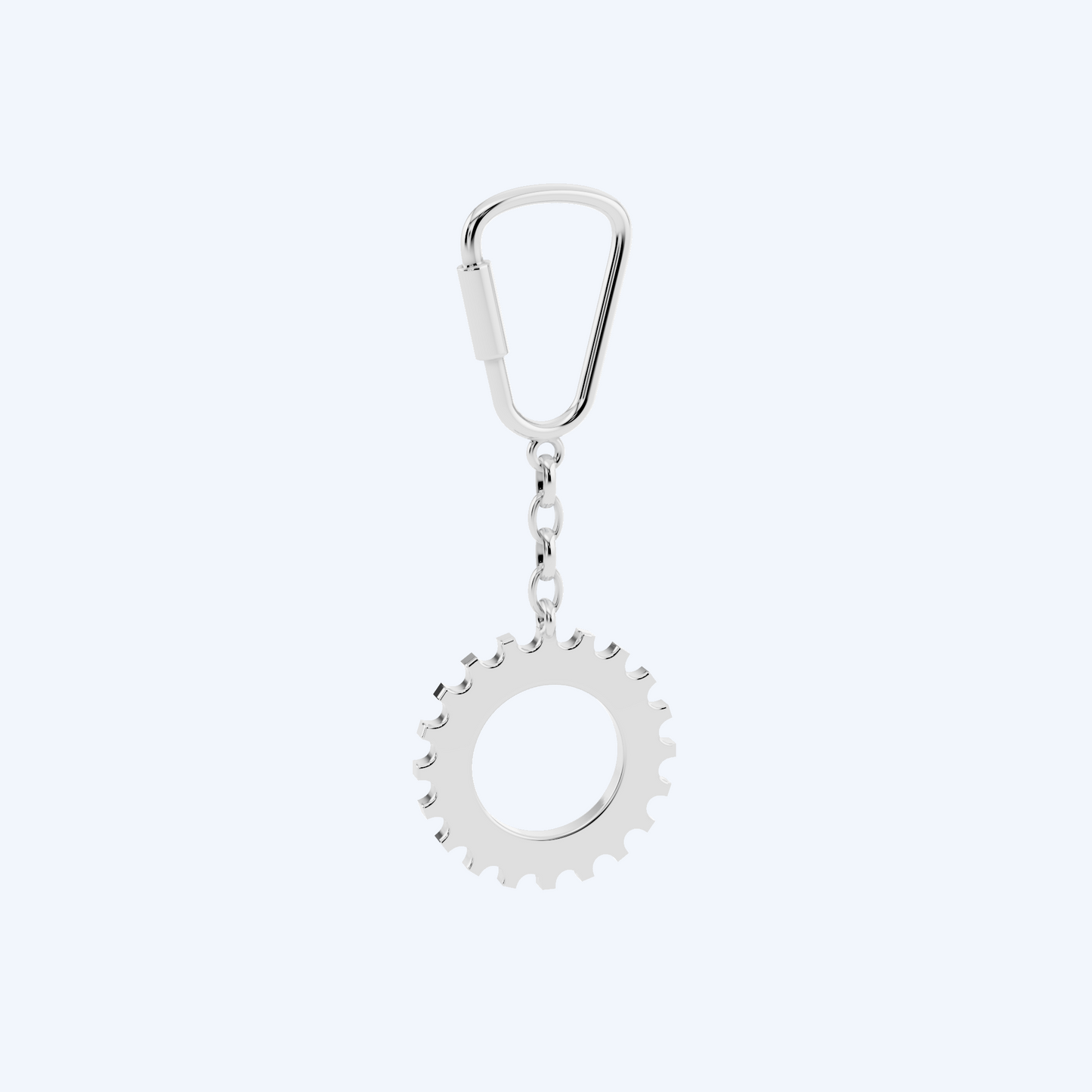 Cog Keyring 925 Silver