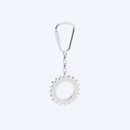 Cog Keyring 925 Silver