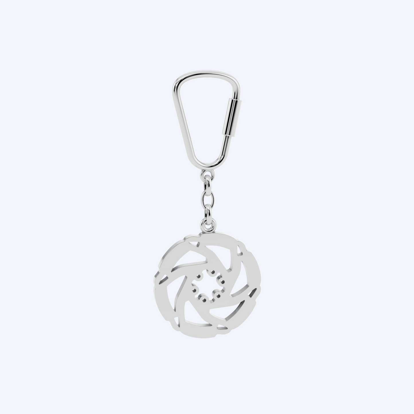 Disc Brake Keyring 925 Silver