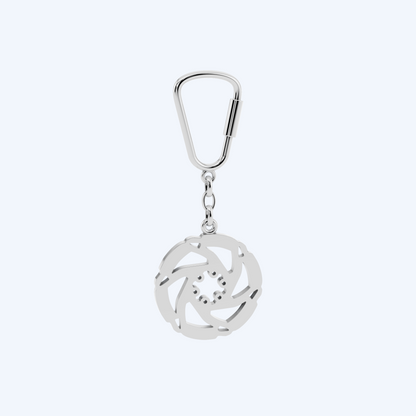 Disc Brake Keyring 925 Silver