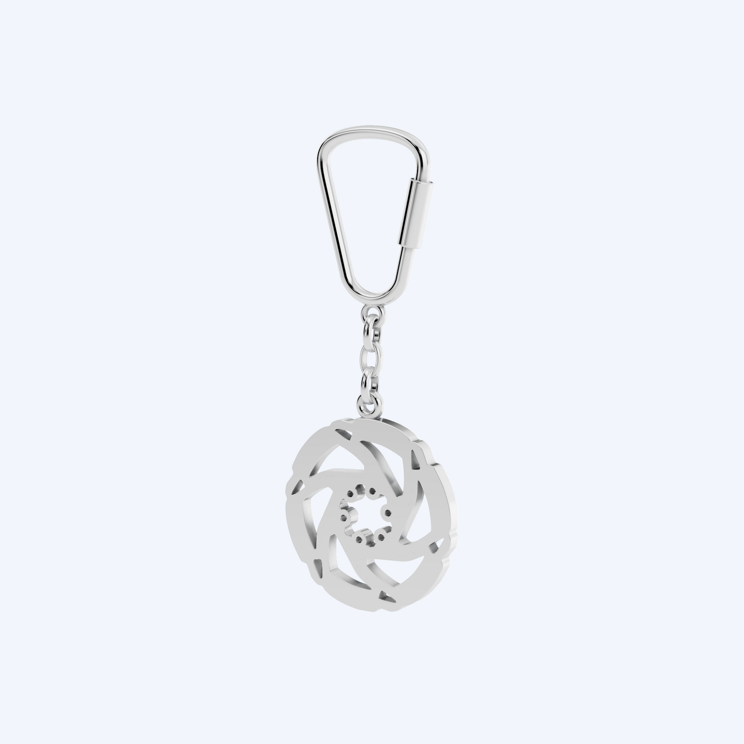 Disc Brake Keyring 925 Silver