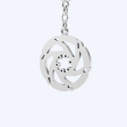 Disc Brake Keyring 925 Silver