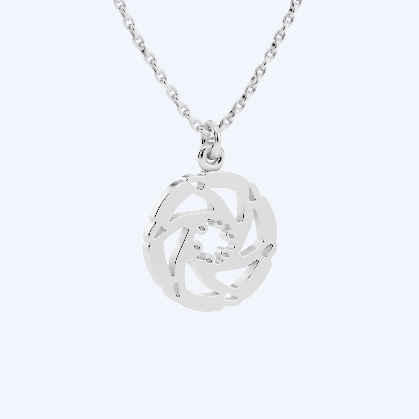 Disc Brake Pendant 925 Silver