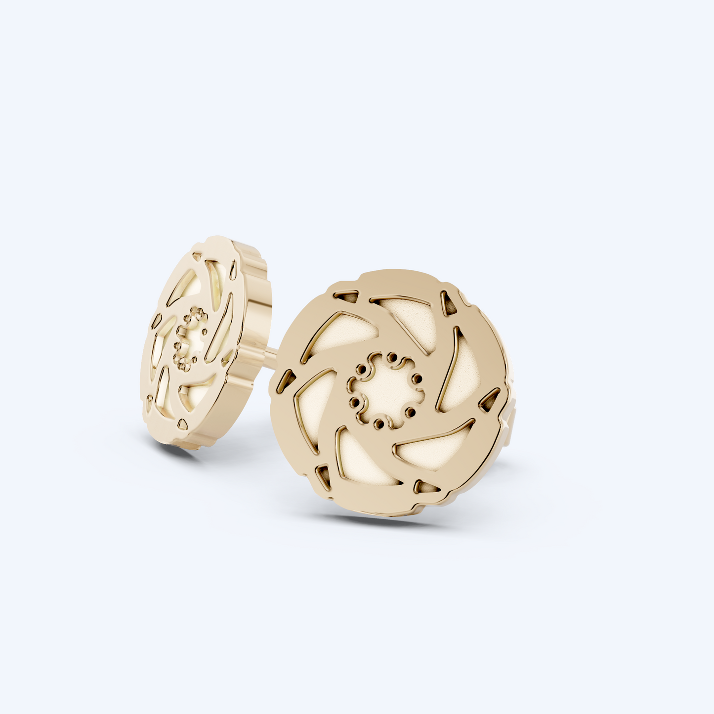 Bicycle Disc Brake Studs 375 Yellow Gold