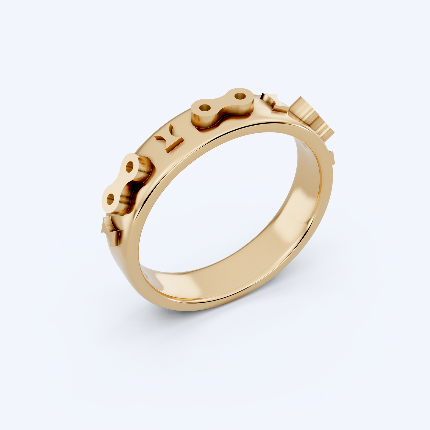 Link Band 375 Yellow Gold