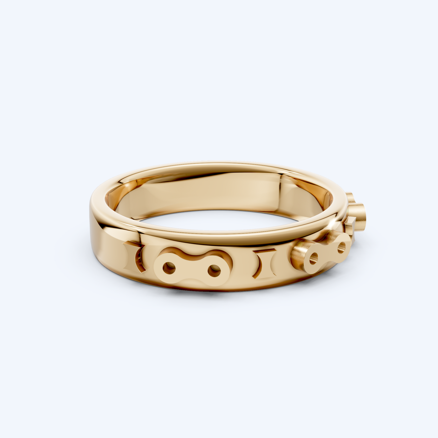 Link Band 375 Yellow Gold
