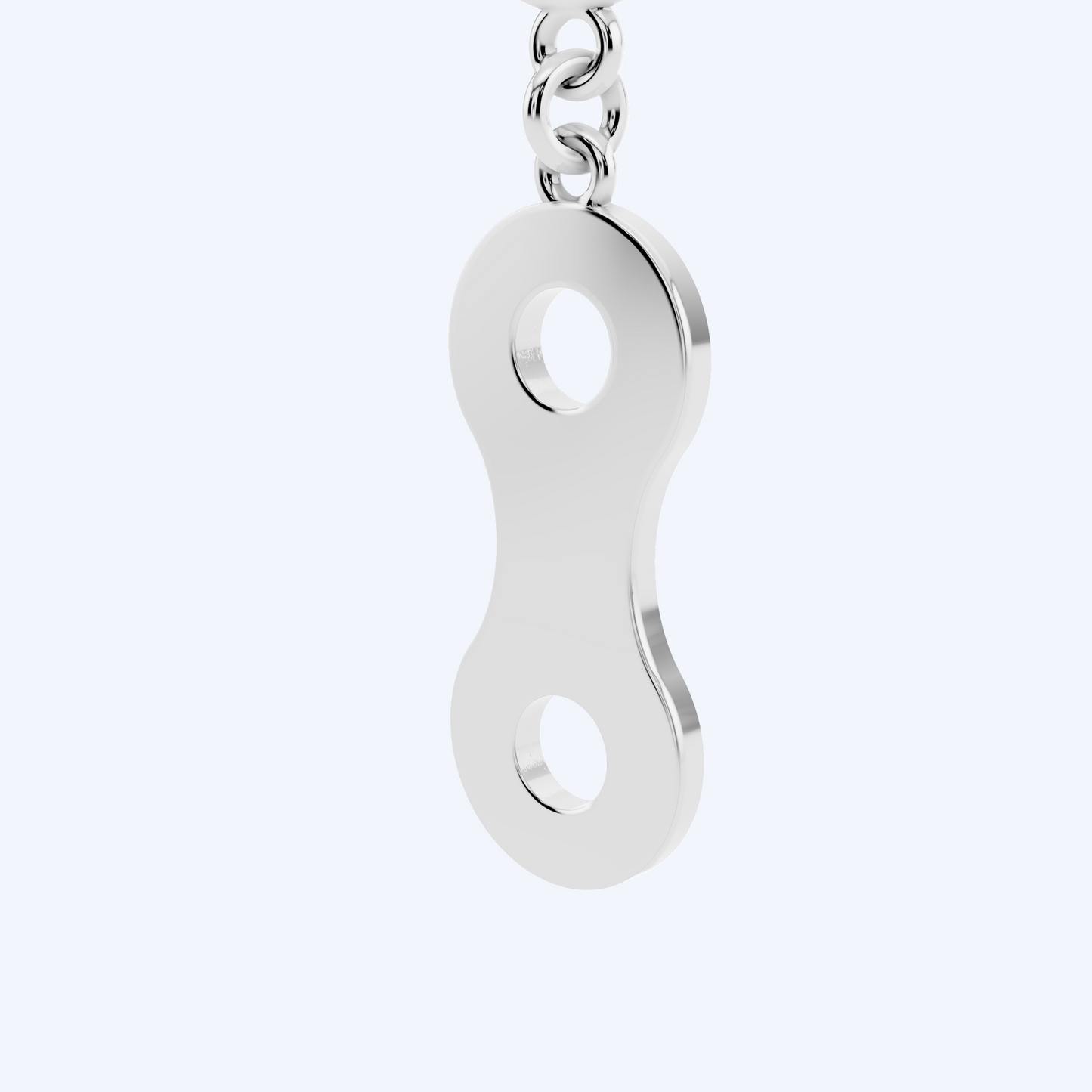 Link Keyring 925 Silver
