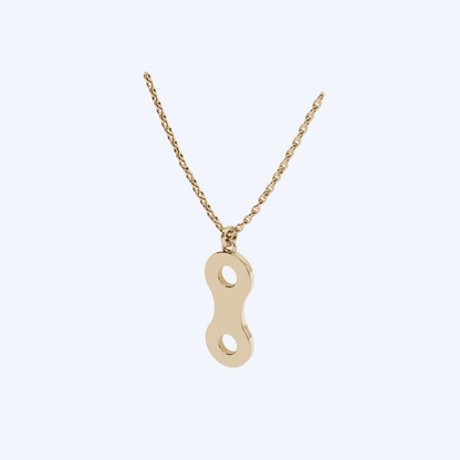 Link Pendant 375 Yellow Gold