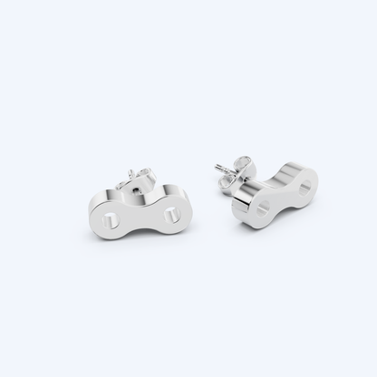 Link Stud   925 Silver