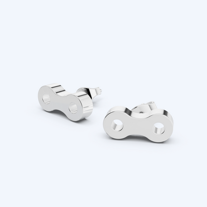 Link Stud   925 Silver