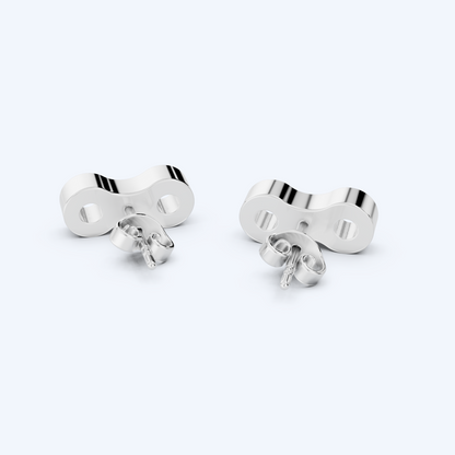 Link Stud   925 Silver