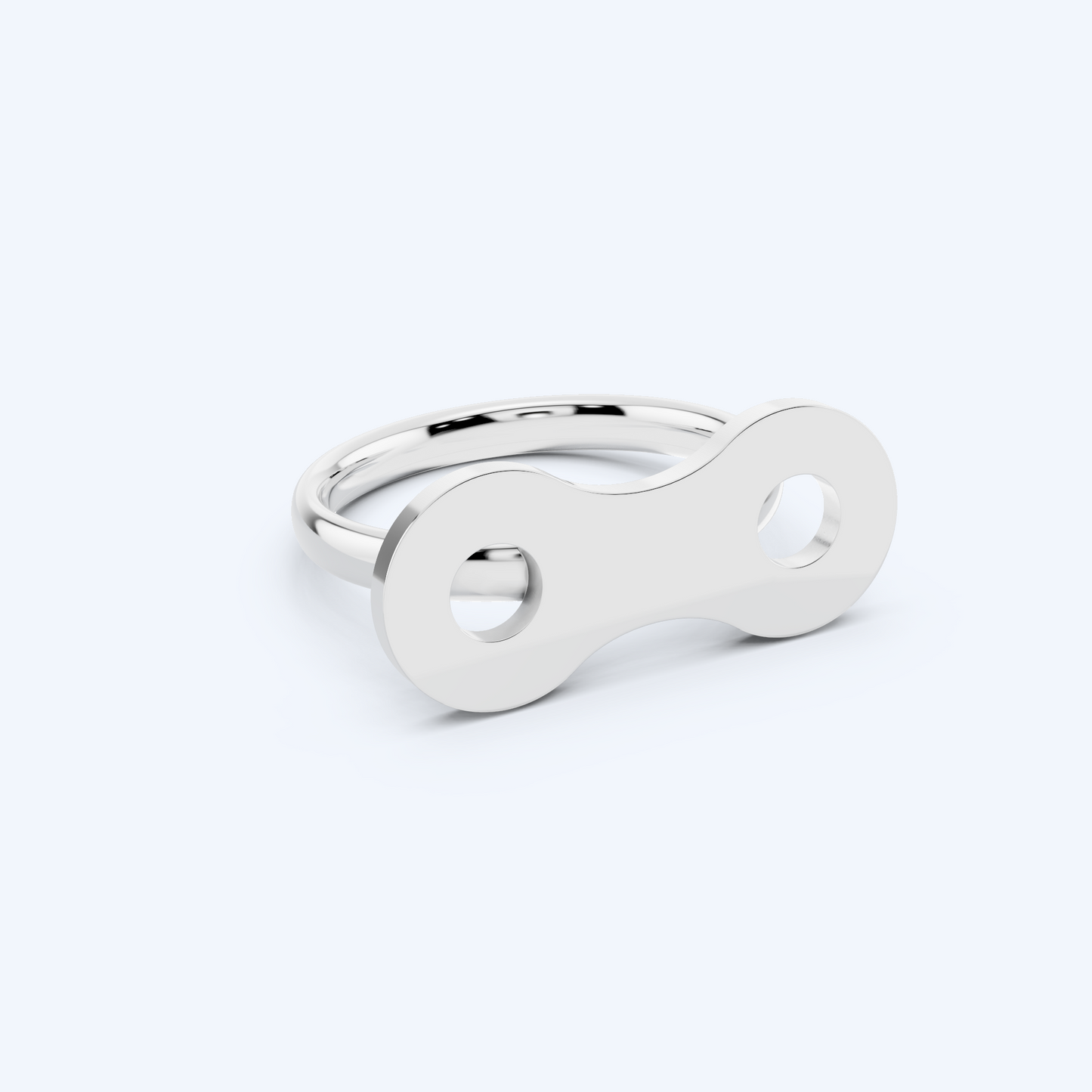 Link Wire Ring 925 Silver