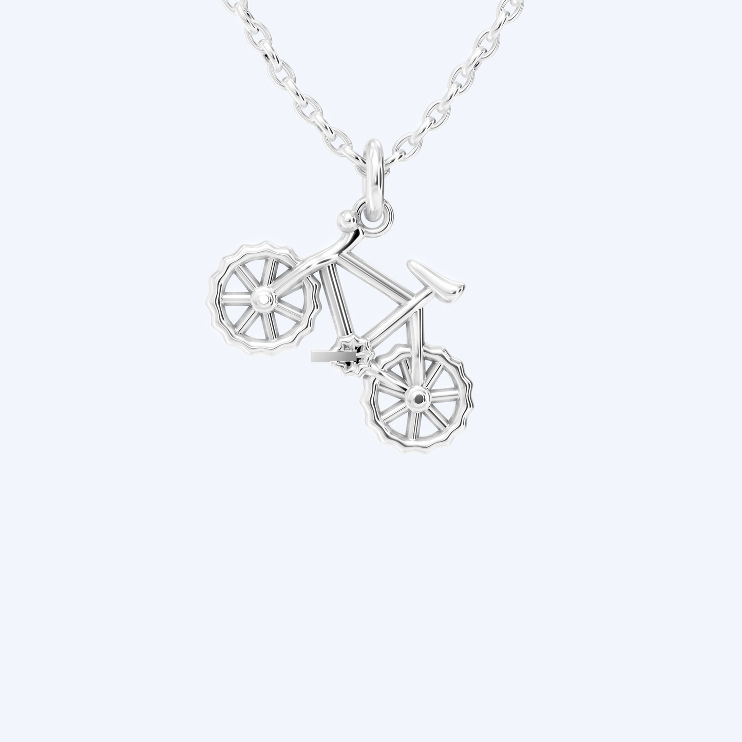 MTB Pendant Necklace 925 Silver