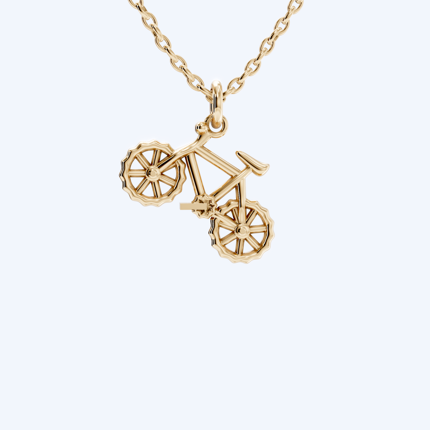 MTB Pendant Necklace 375 Yellow Gold
