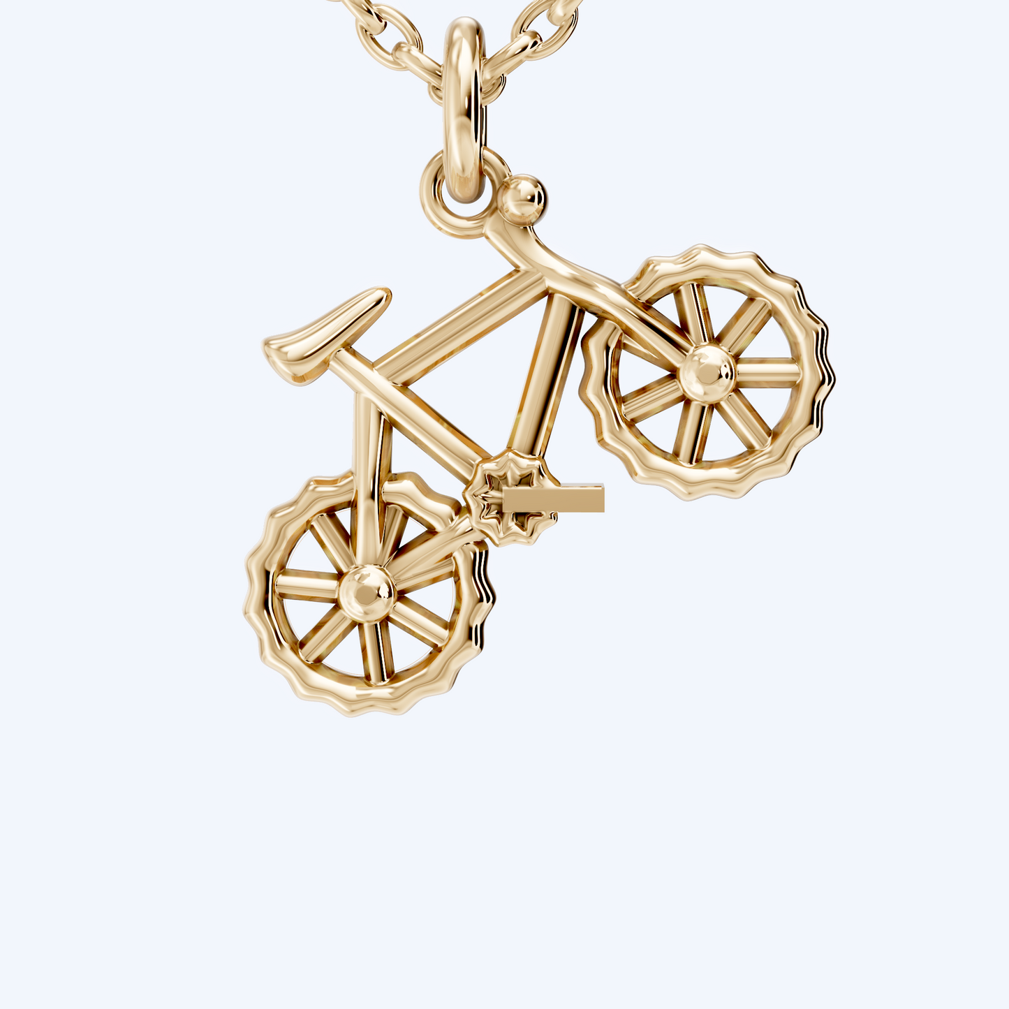 MTB Pendant Necklace 375 Yellow Gold