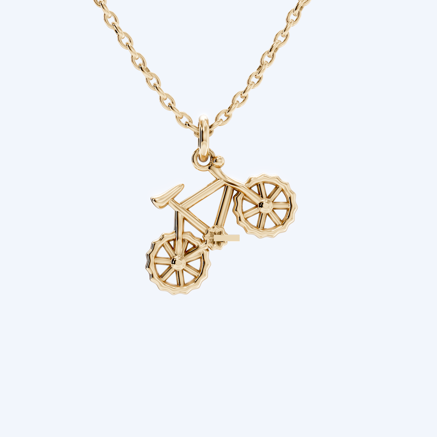 MTB Pendant Necklace 375 Yellow Gold